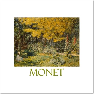 Le Jardin by Claude Monet Posters and Art